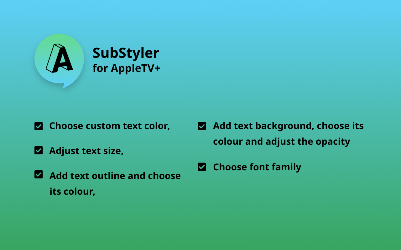 Apple TV SubStyler插图
