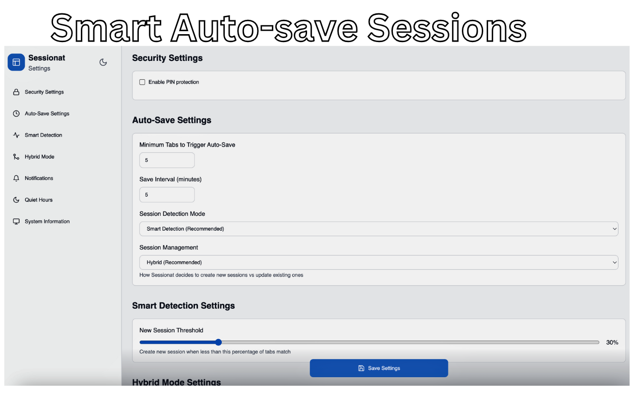 Sessionat - AI-Powered Tab Manager插图