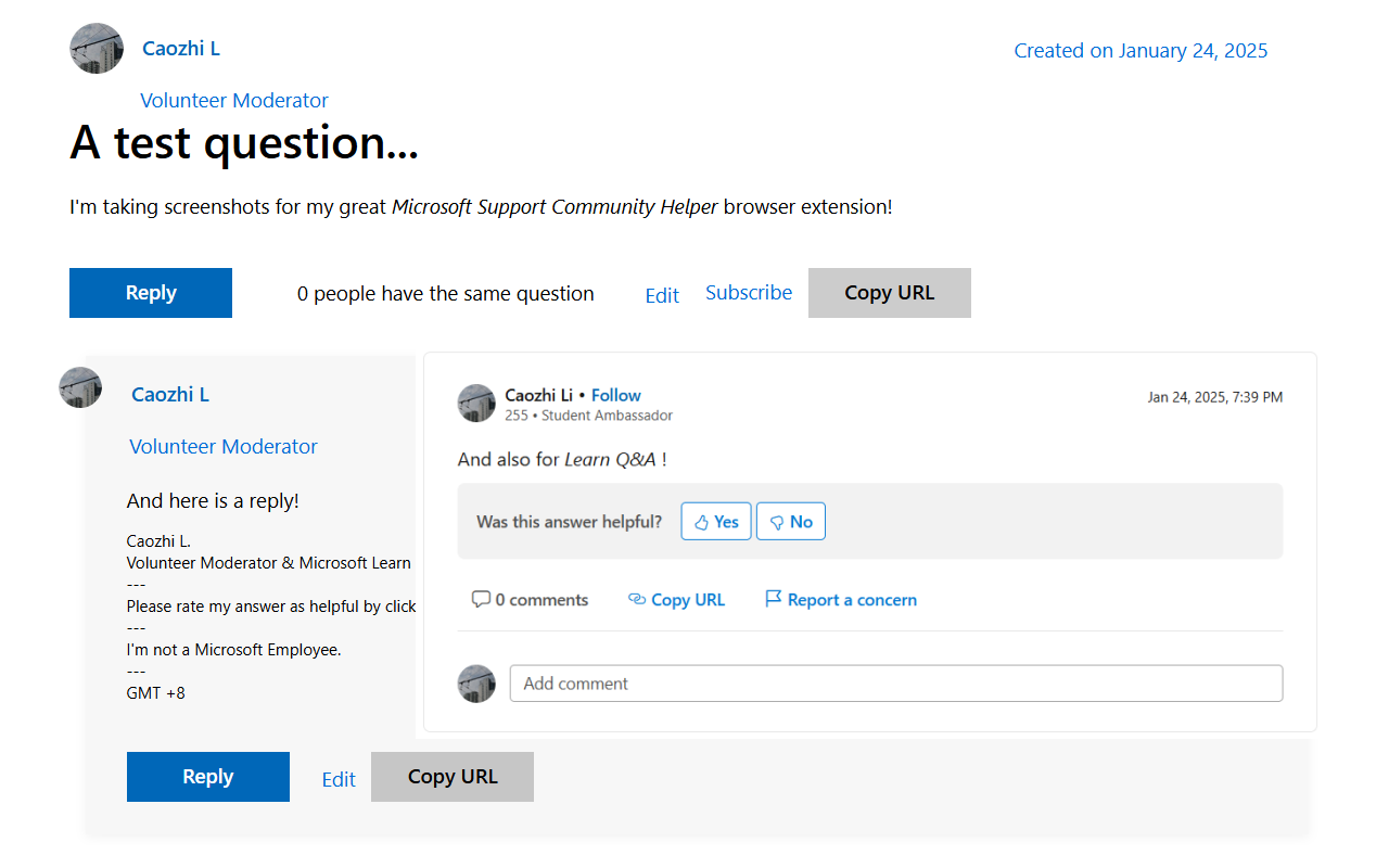 Microsoft 支持社区助手插图