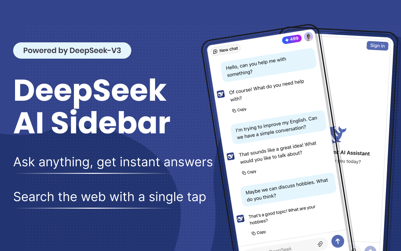 DeepSeek AI Sidebar插图 DeepSeek AI Sidebar插图