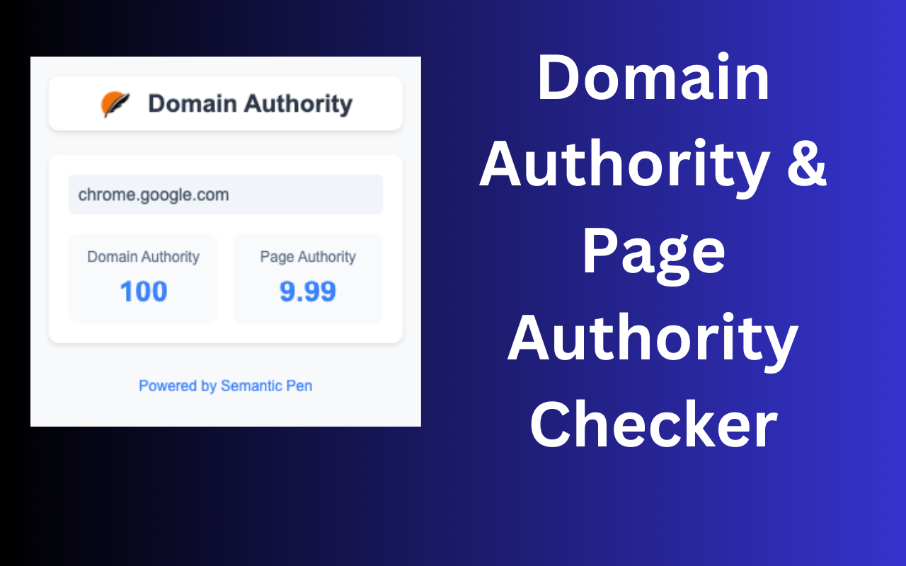 Domain Authority Checker插图