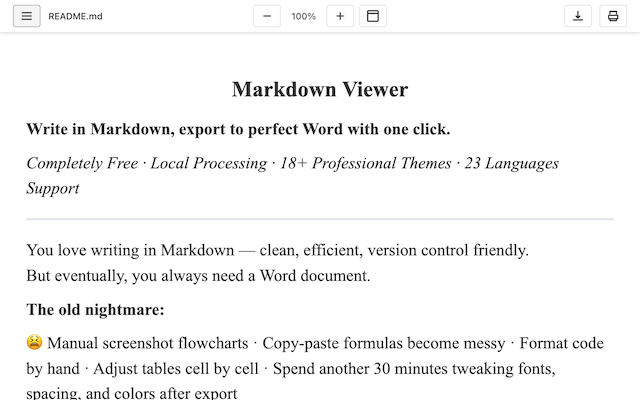 Markdown Viewer插图