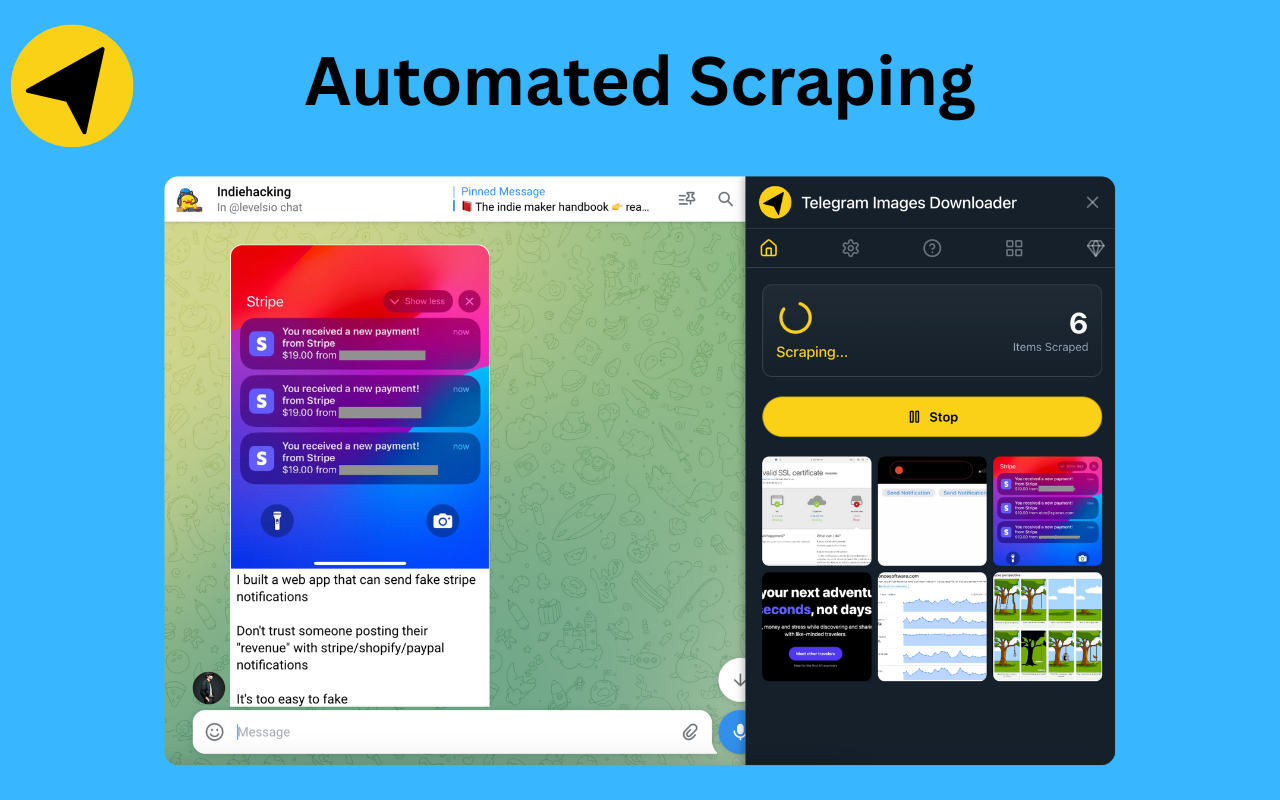 Telegram Images Downloader - TG Downloader插图