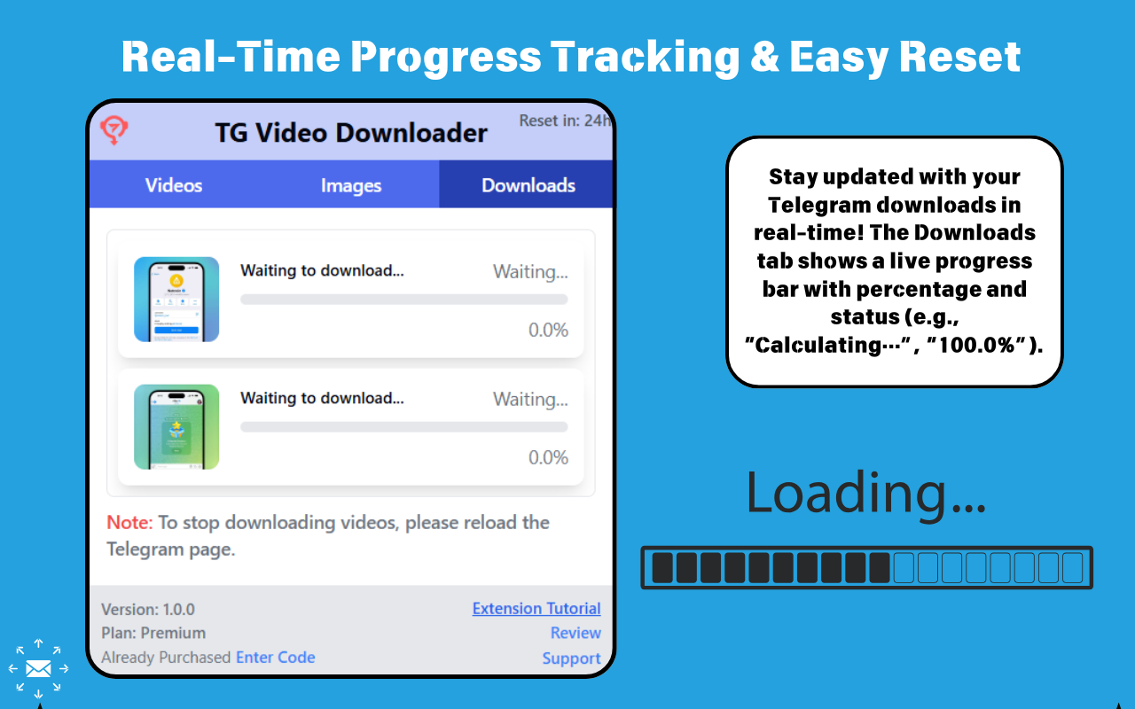 Premium Telegram Video Downloader - Download videos插图 Premium Telegram Video Downloader - Download videos插图