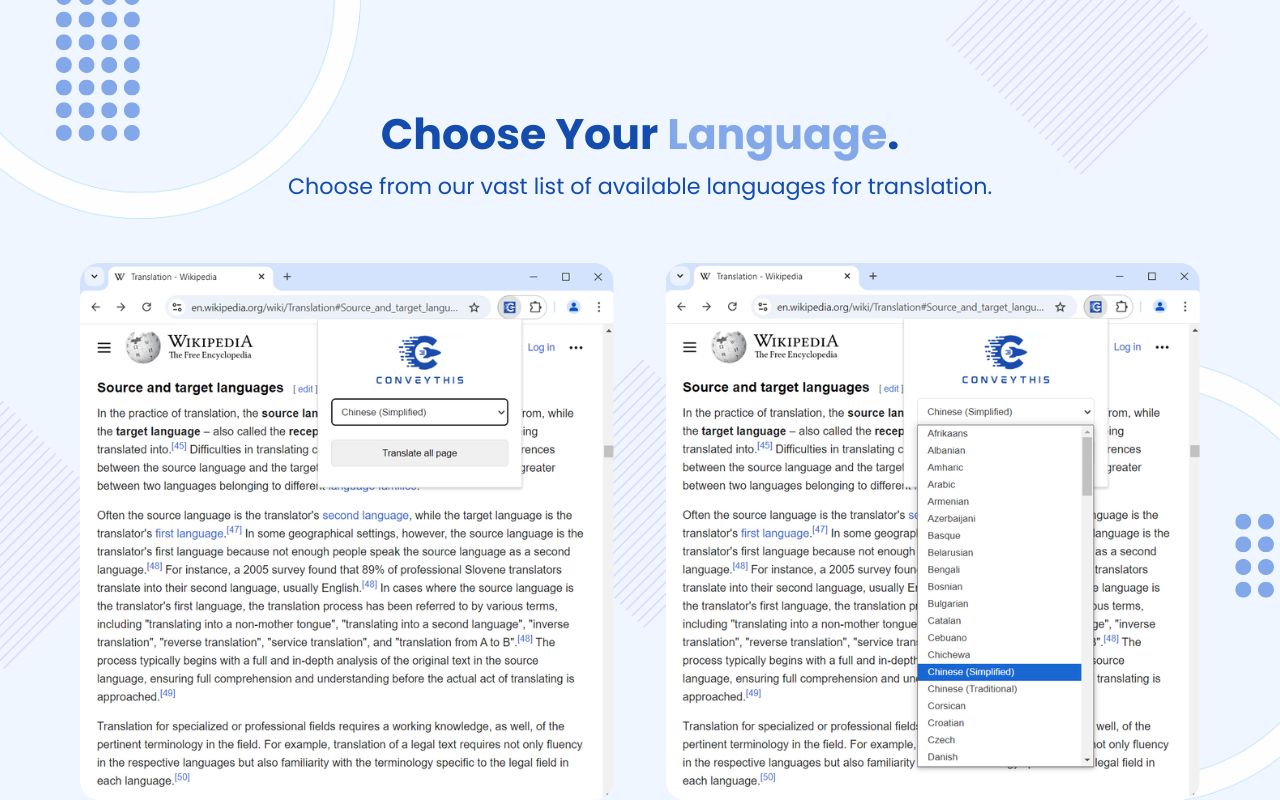 Website Translator插图