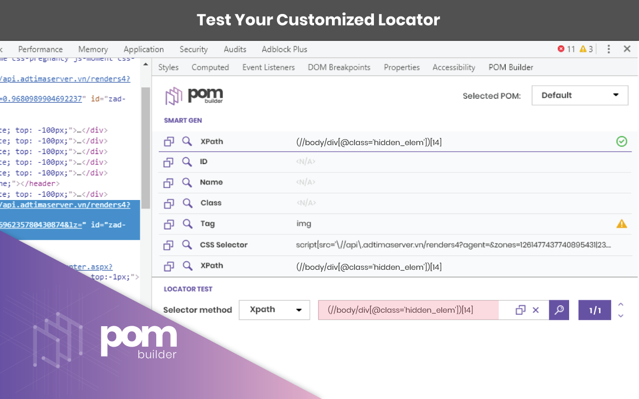 POM Builder – Auto-generate CSS/XPath Locator插图 POM Builder – Auto-generate CSS/XPath Locator插图