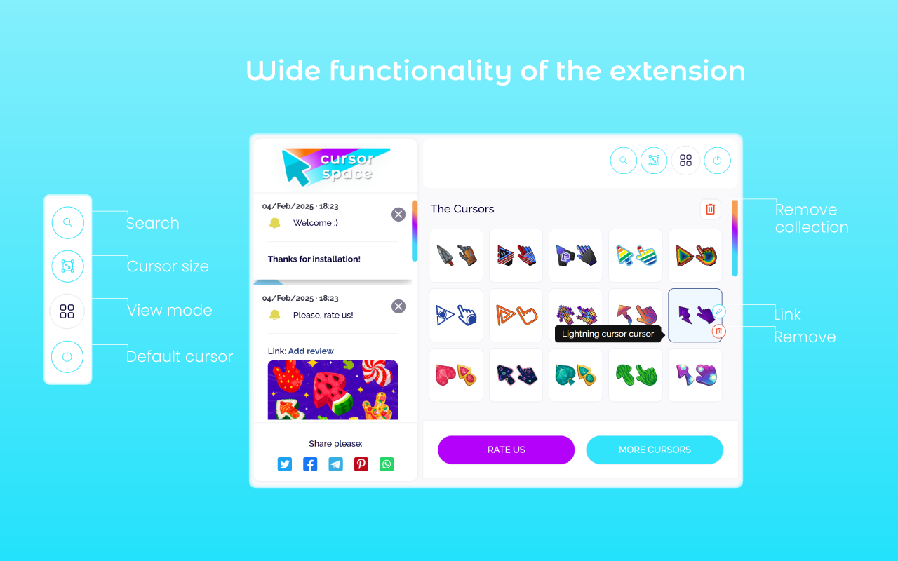 Cursor Space for Chrome插图
