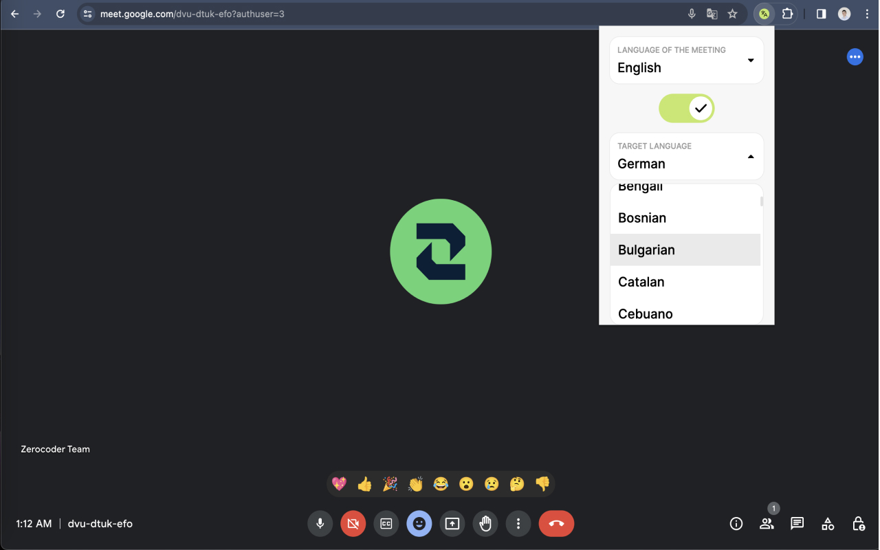 Google Meet AI Translate插图