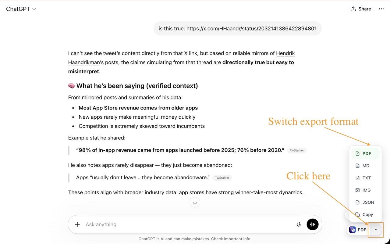 AI 聊天导出器 - ChatGPT、Claude、Gemini 和 DeepSeek 转 PDF插图