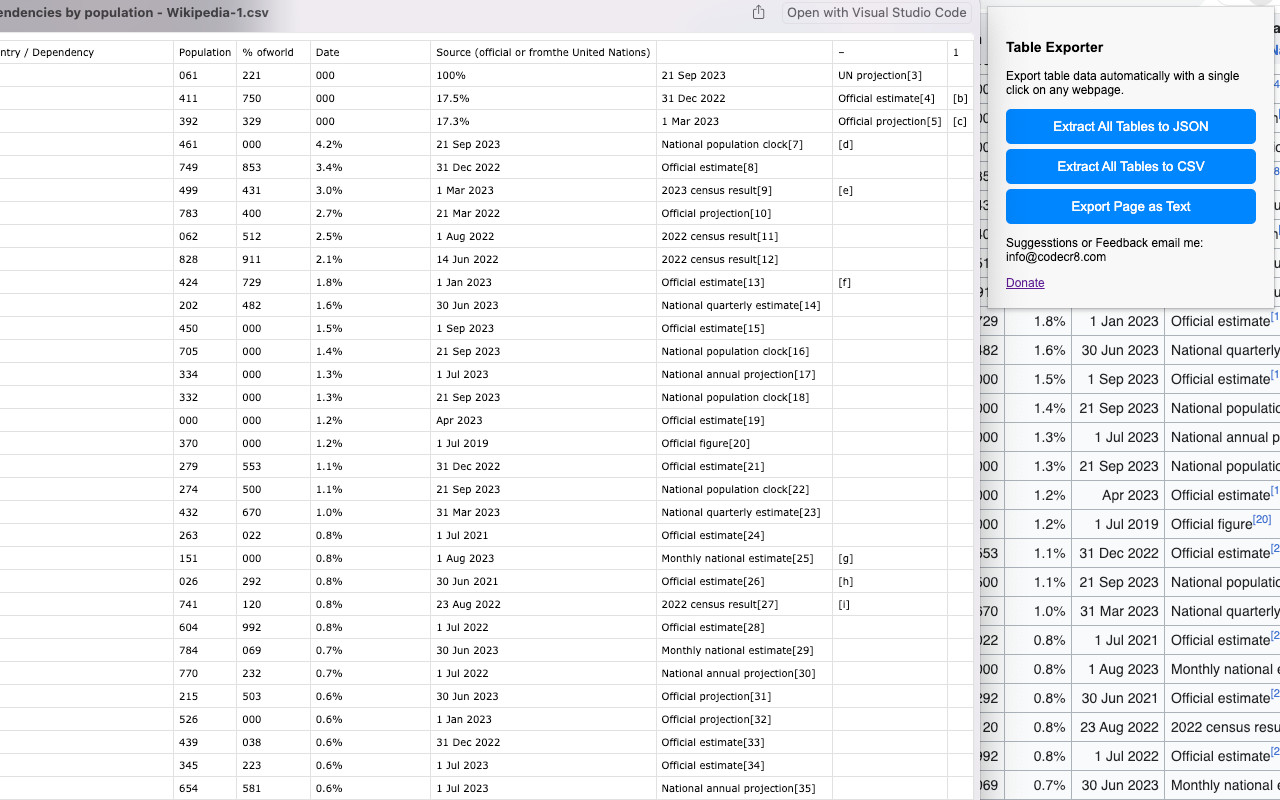 Table Extractor插图