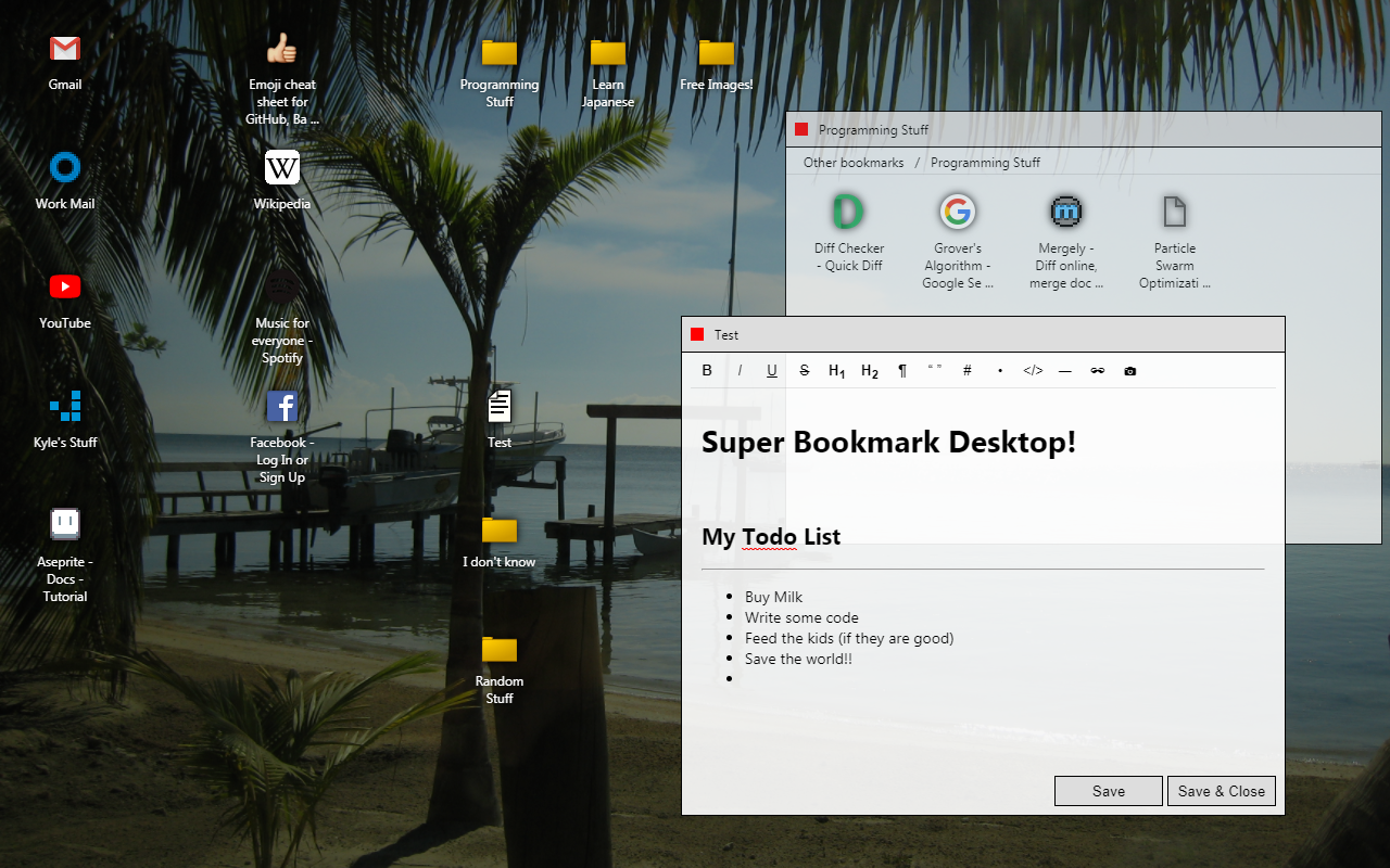 Super Bookmark Desktop插图