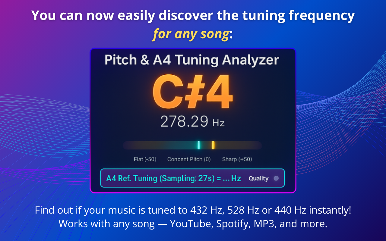 HZ Detect - A4 Tuning Analyzer插图