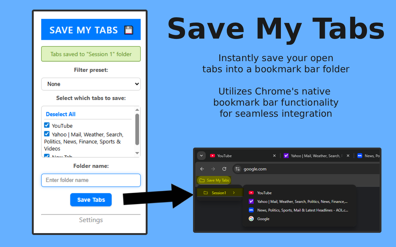 Save My Tabs插图