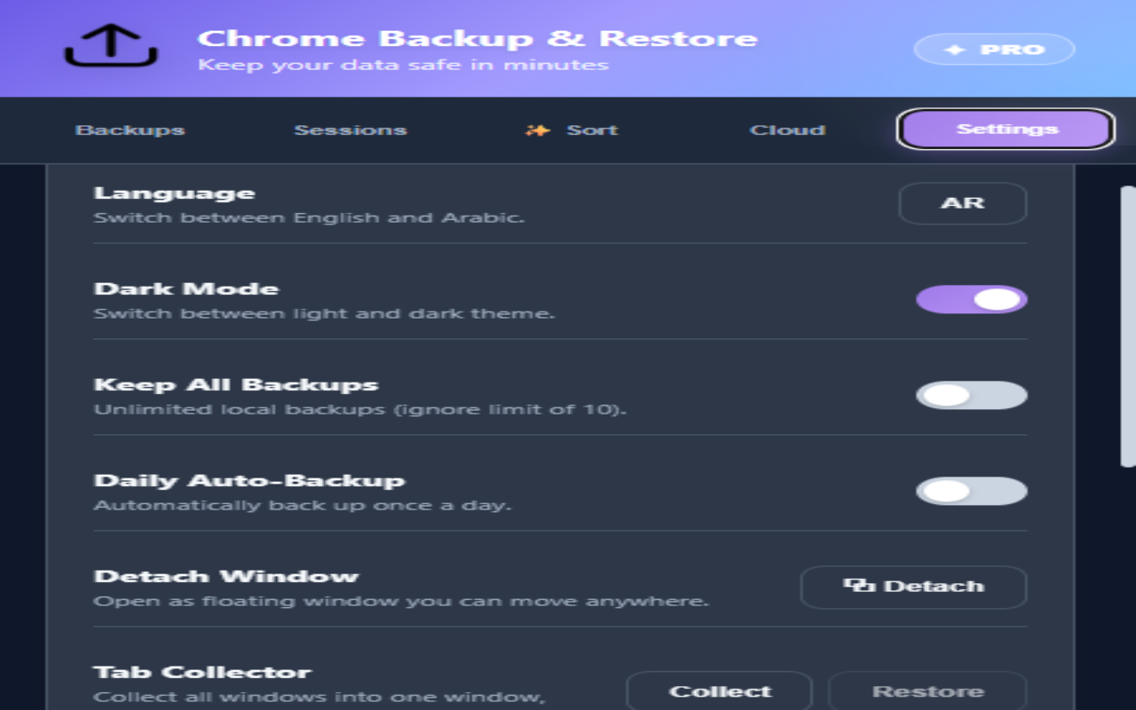 Chrome Backup & Restore插图