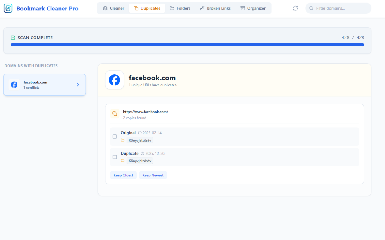 Bookmark Cleaner Pro插图