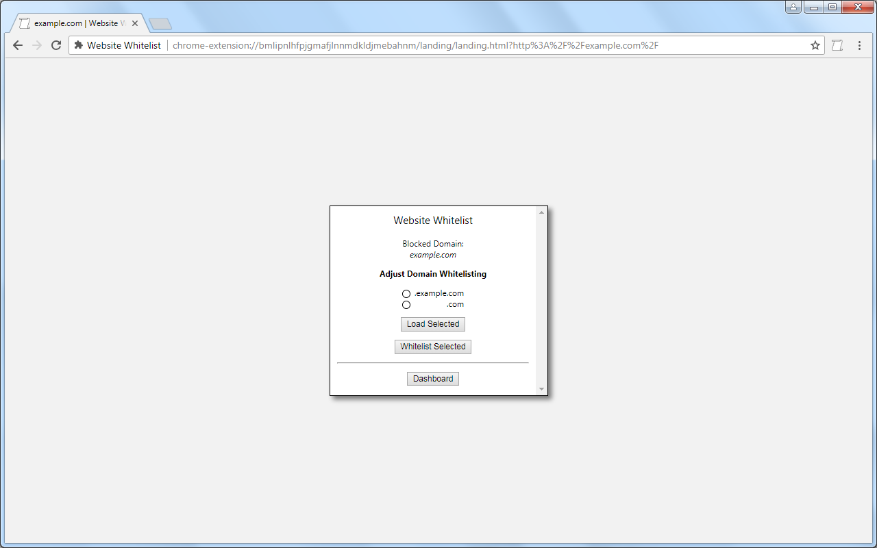 Website Whitelist插图