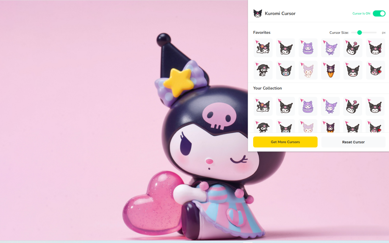 Kuromi Cursor ★ Custom Cursor for Chrome™插图