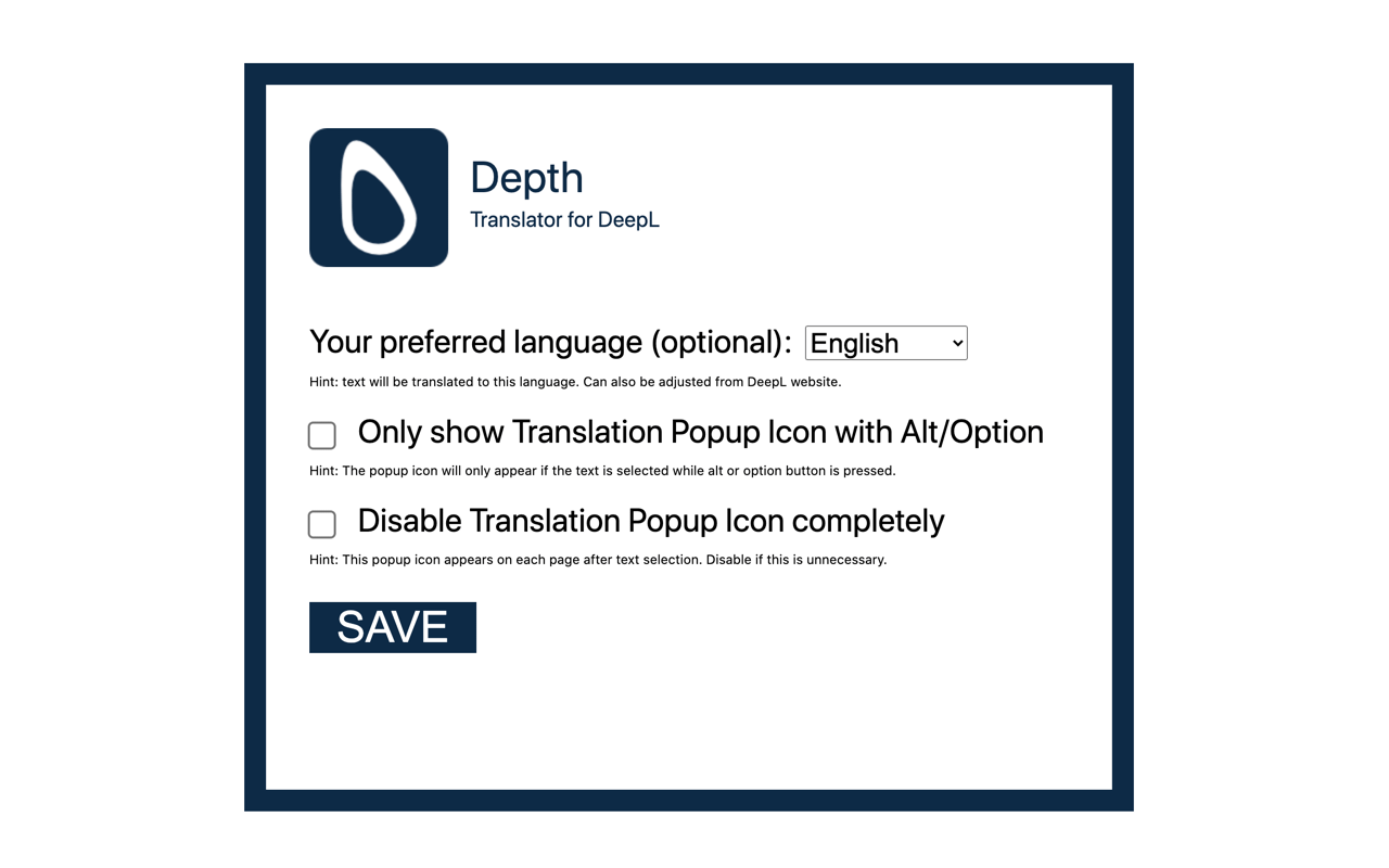 Depth Translator for DeepL插图