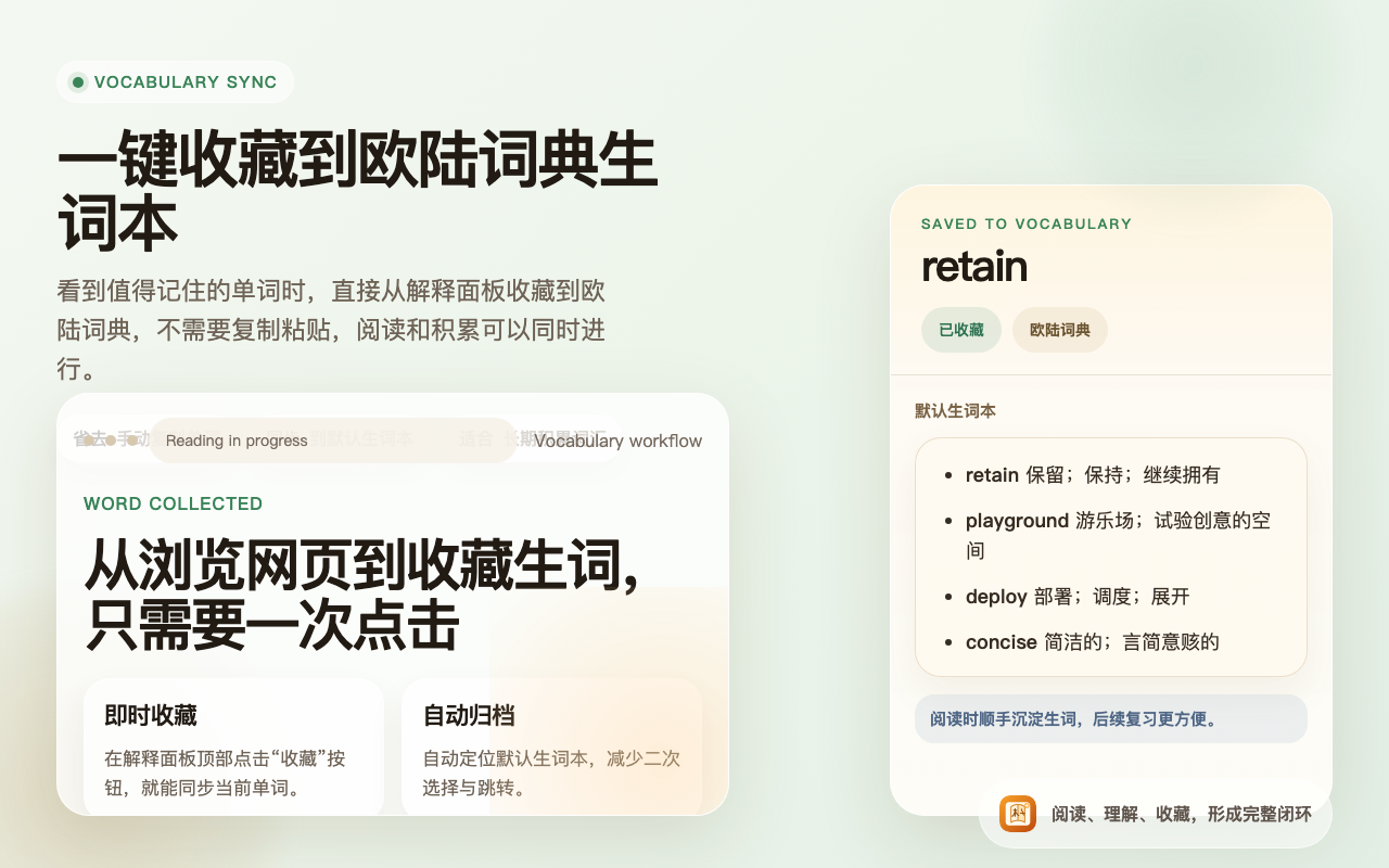 英语阅读划词助手插图