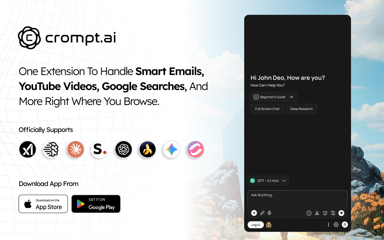 Crompt AI: One Platform That Brings GPT, Claude, Gemini & More Together插图