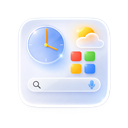 GNT: Glass New Tab – iOS Style Dashboard缩略图