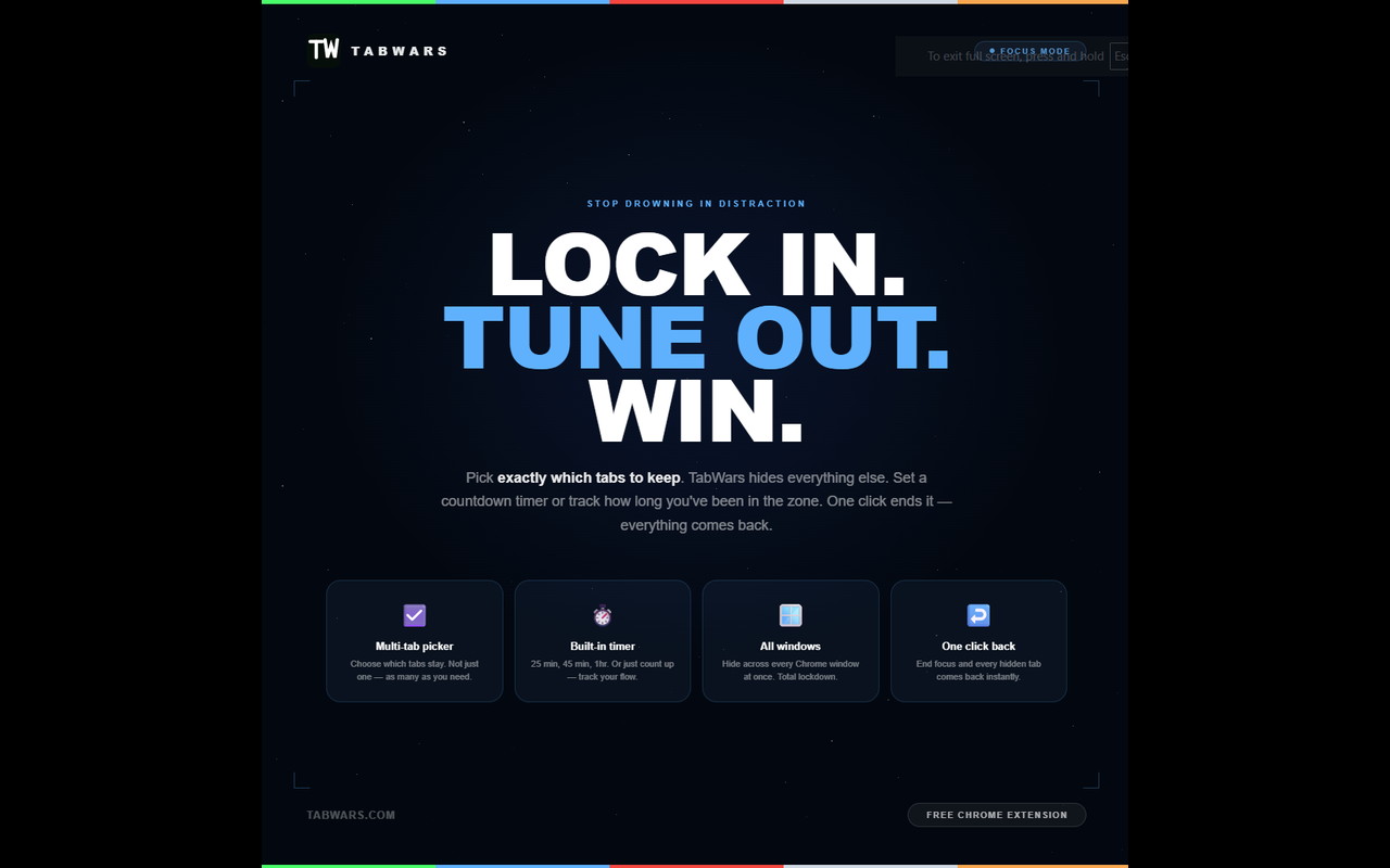 TabWars – Tab Manager & Session Saver插图
