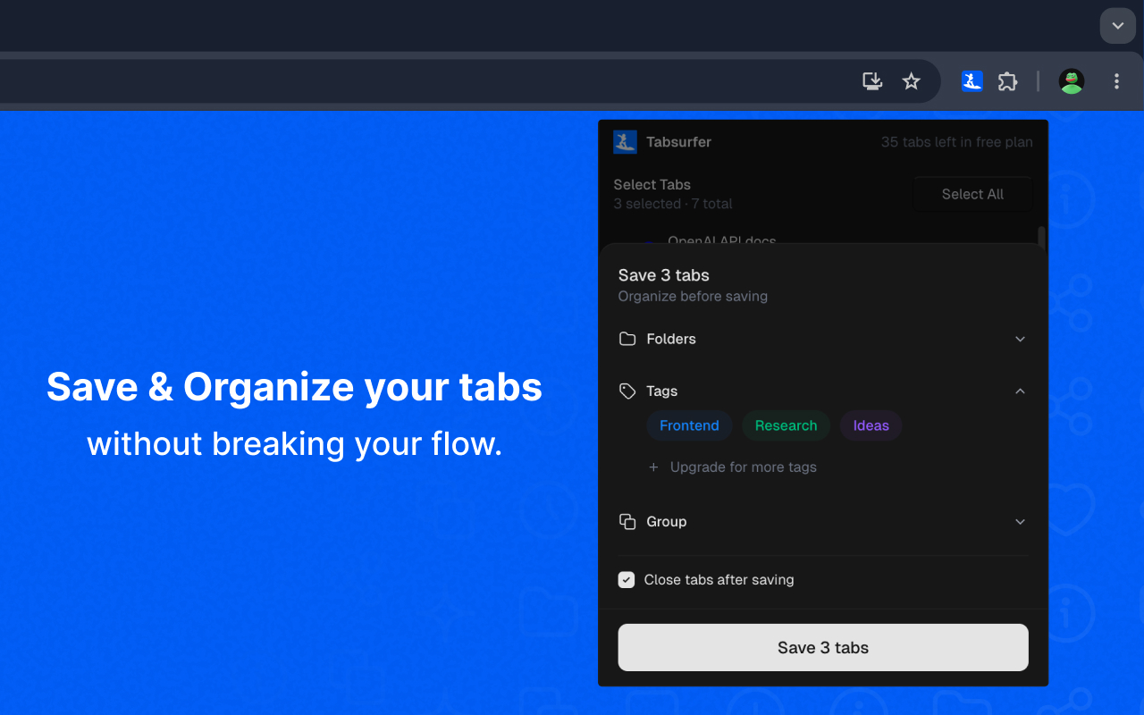TabSurfer – Find, Switch & Organize Tabs Instantly dudu插图