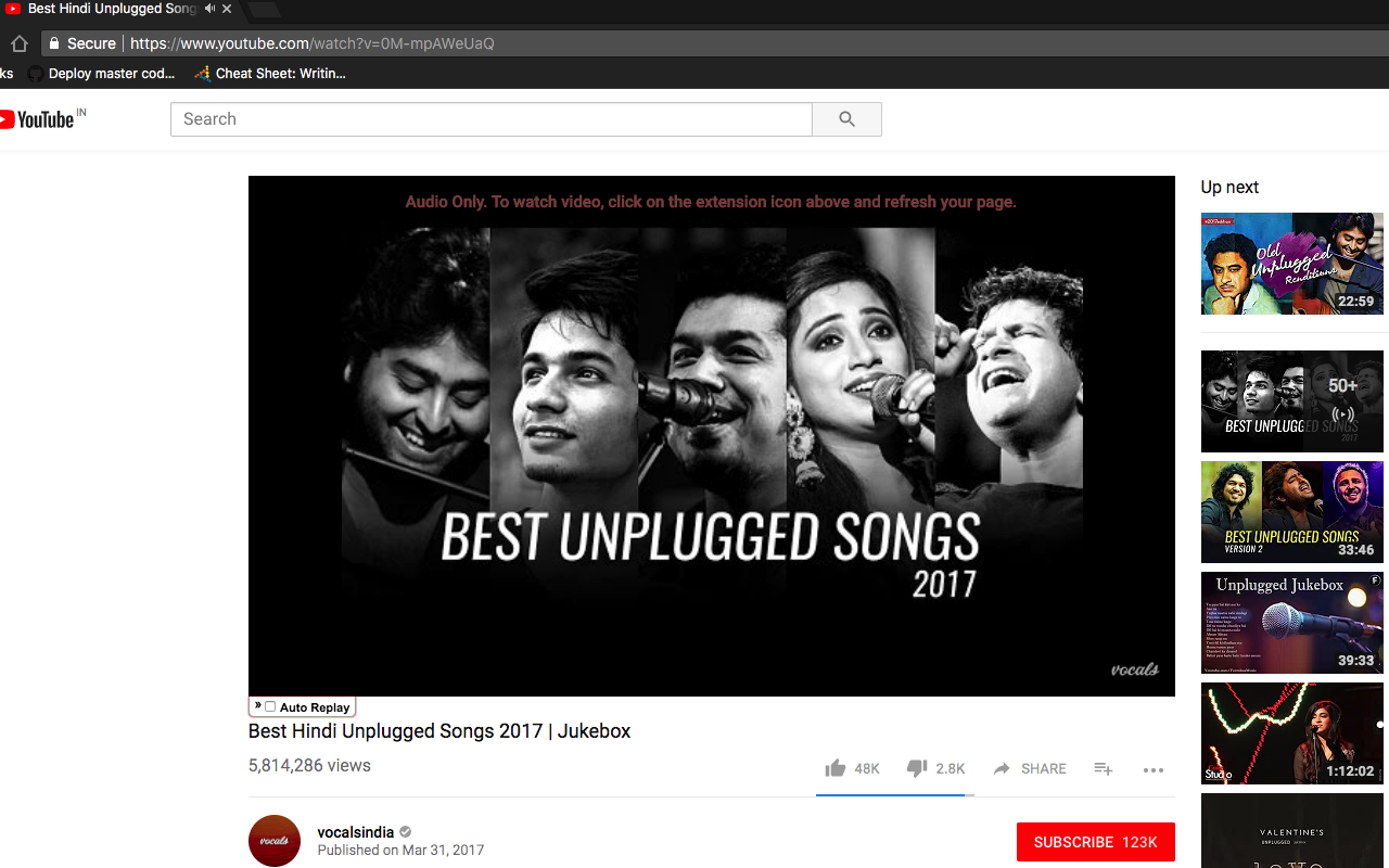 Audio Only Youtube插图 Audio Only Youtube插图