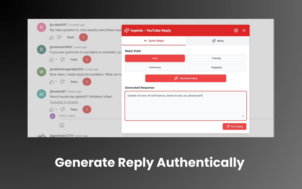 Yt Reply: AI Reply Assistant for YouTube Comments Akash插图