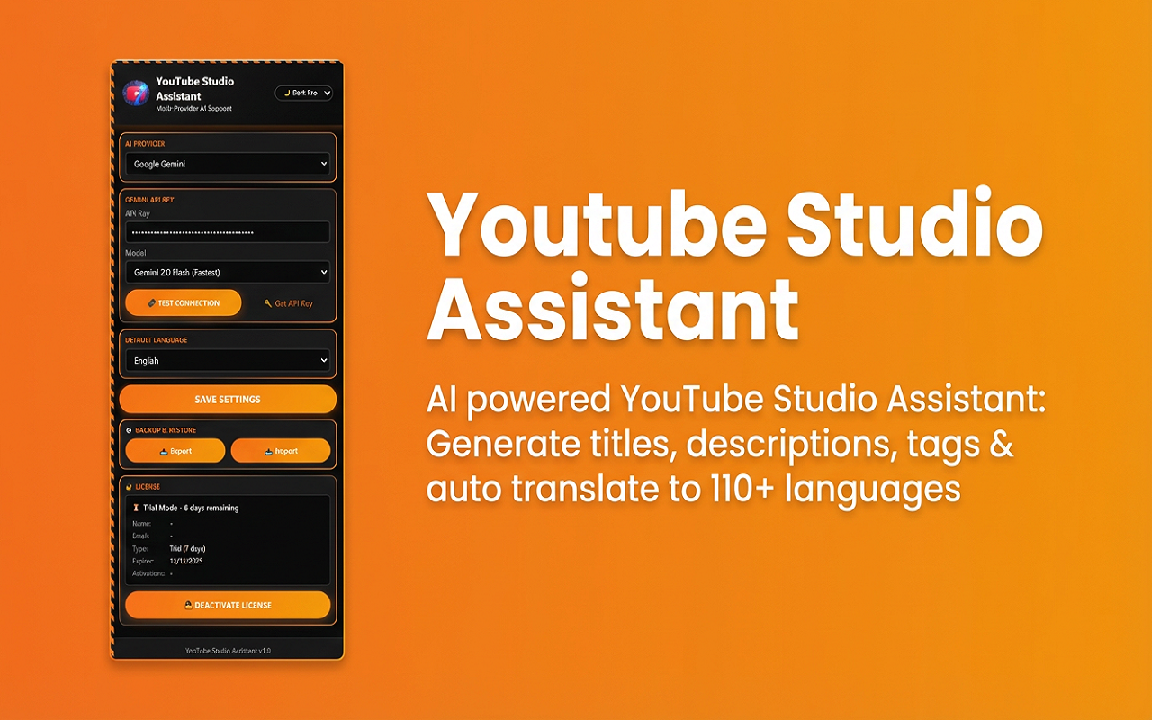 YouTube Studio 助手插图