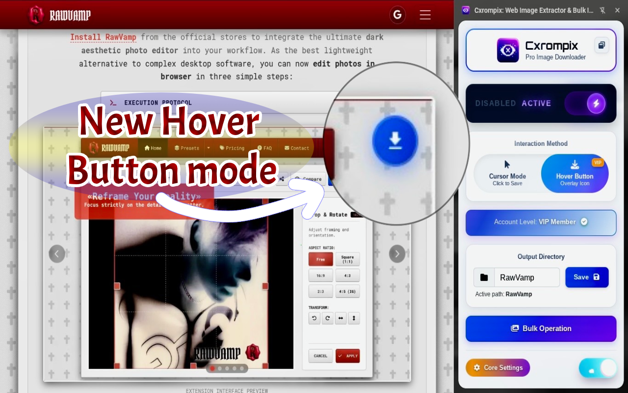 Cxrompix: Web Image Extractor & Bulk Image Downloader插图 Cxrompix: Web Image Extractor & Bulk Image Downloader插图