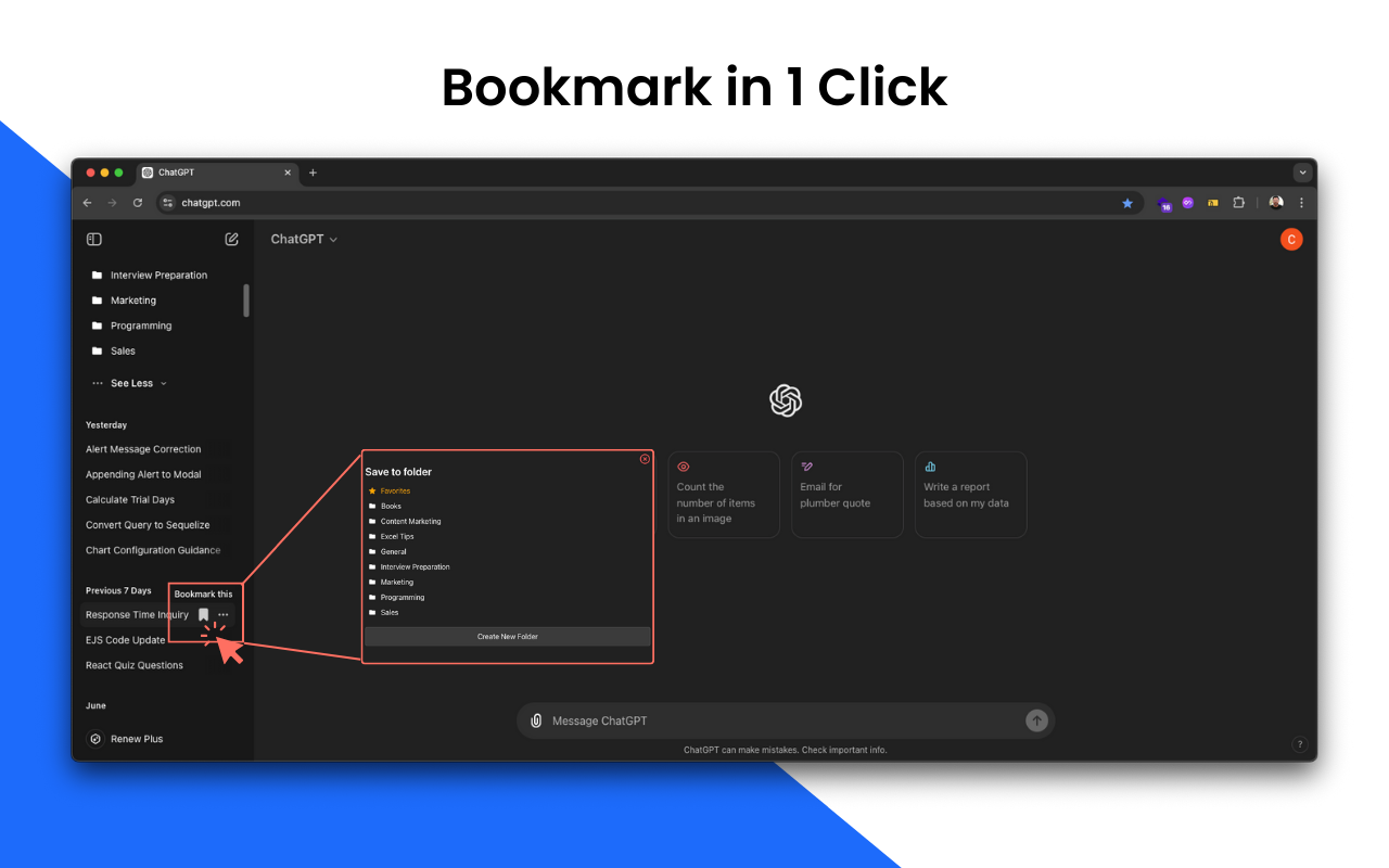 Bookmark Folders for ChatGPT插图 Bookmark Folders for ChatGPT插图