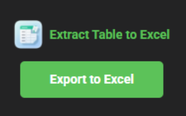 Table to Excel Exporter插图 Table to Excel Exporter插图