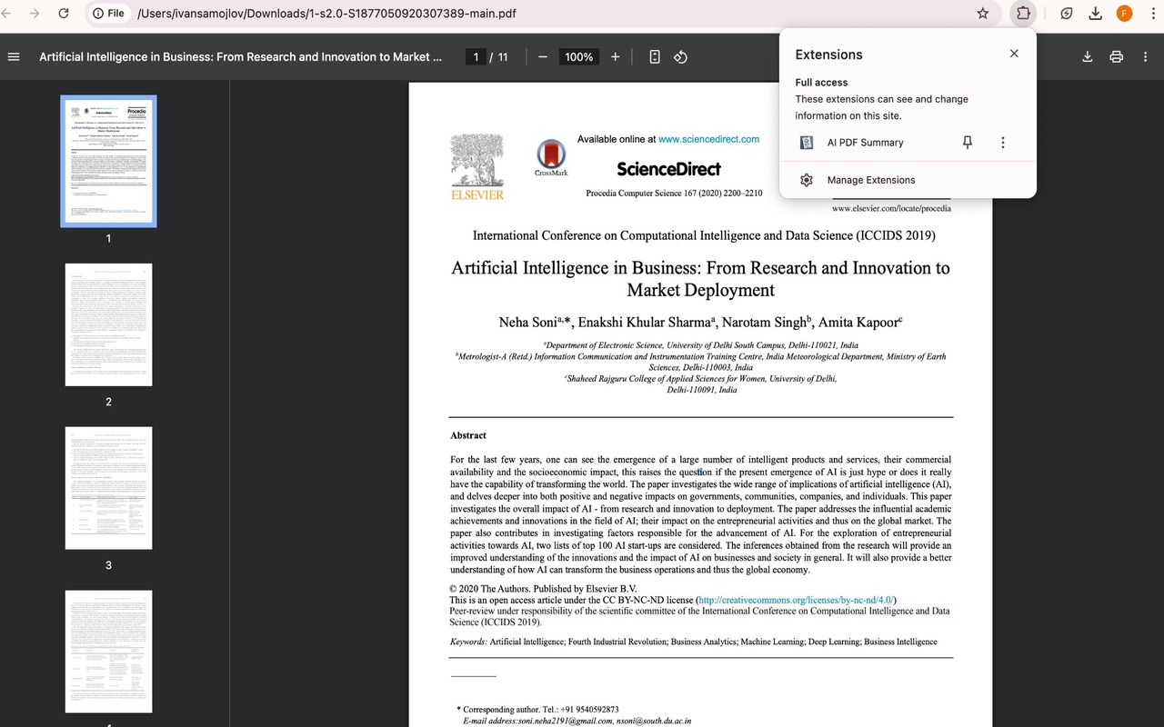 AI PDF/Web Summary Free插图