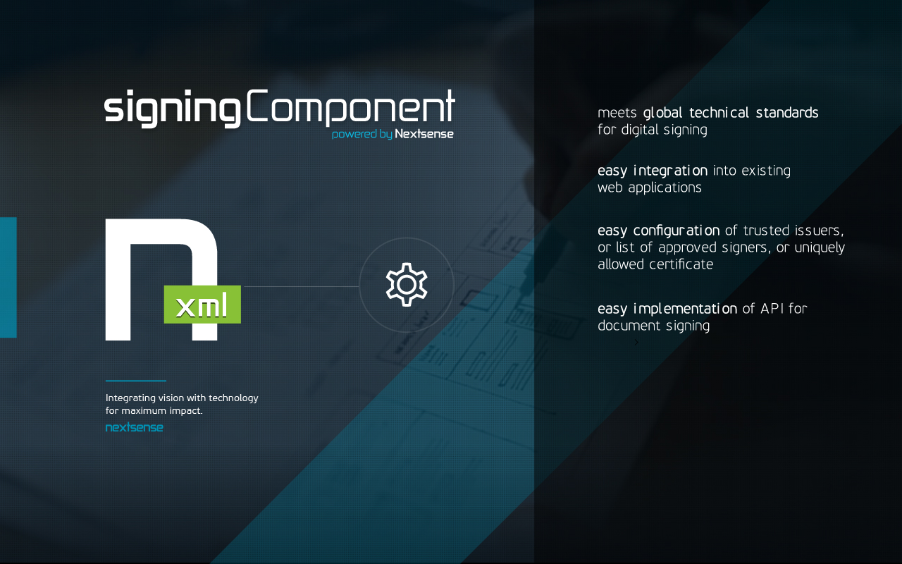 Nextsense XML Signing Component插图