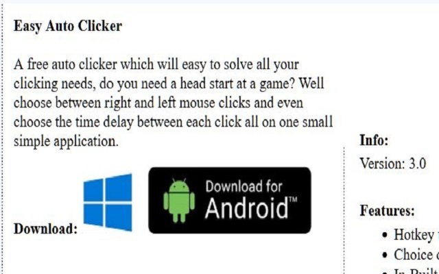 Easy Auto Clicker插图 Easy Auto Clicker插图
