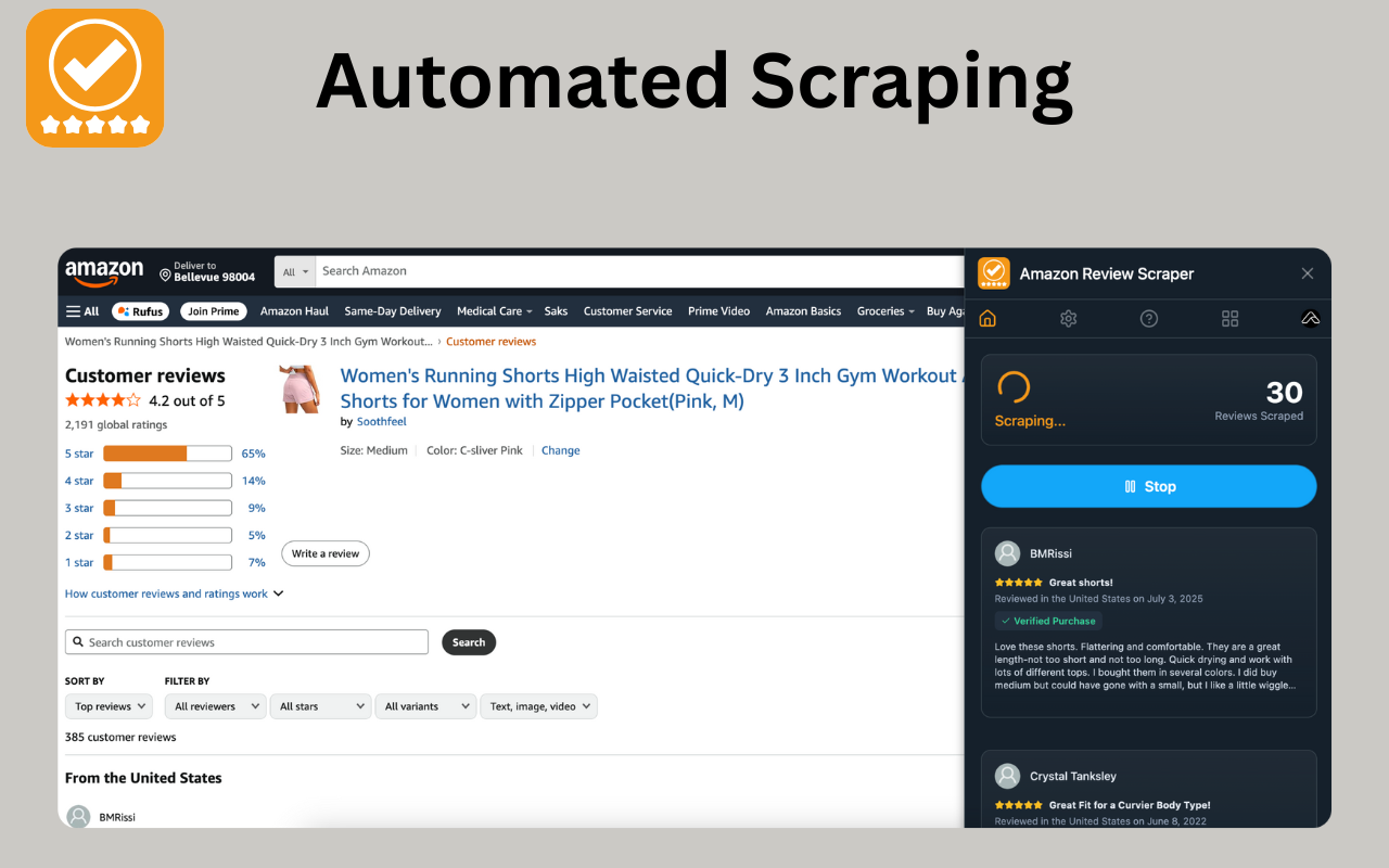 Amazon Review Scraper插图 Amazon Review Scraper插图