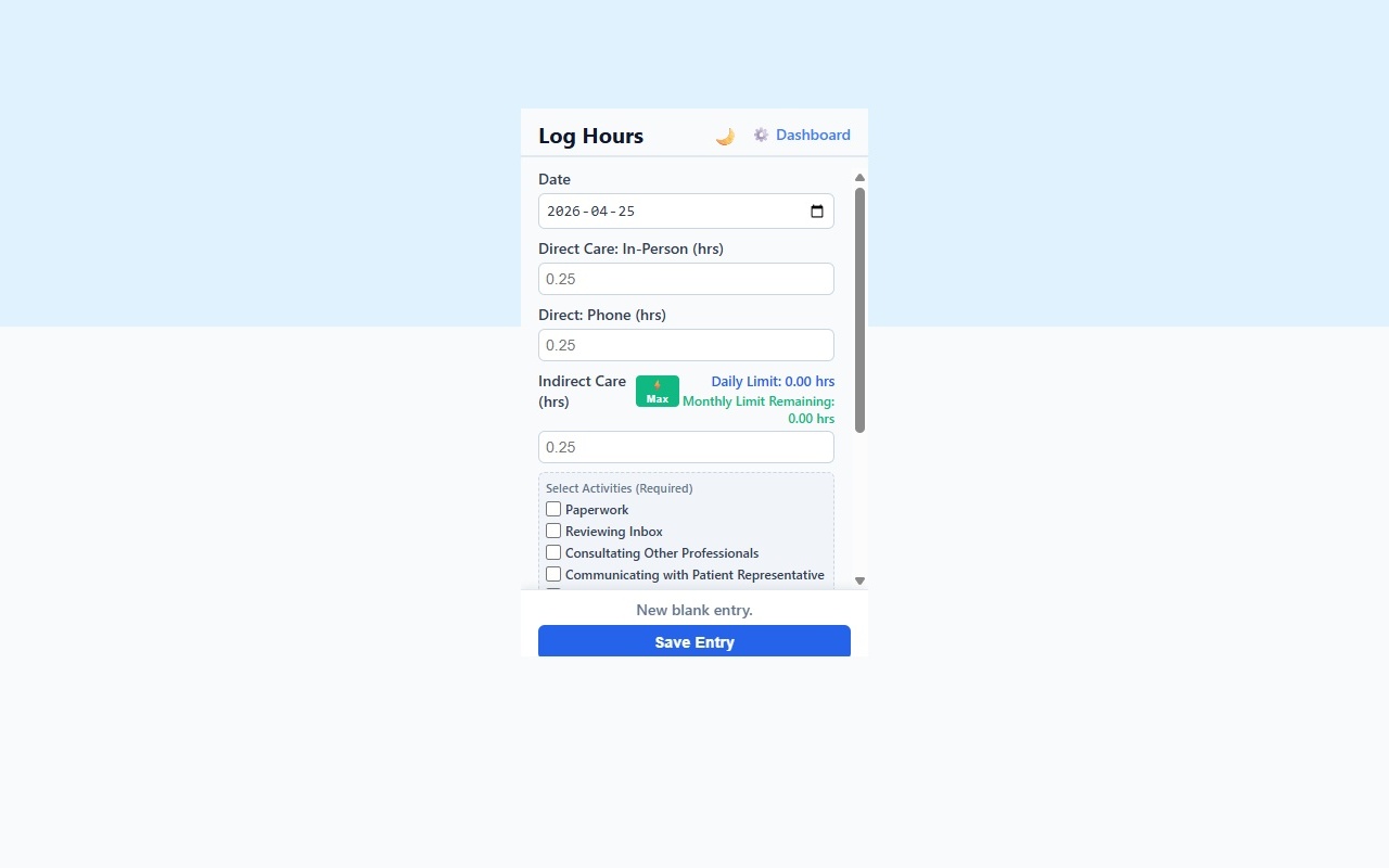 EasyClinic FHO+ Hourly Tool插图 EasyClinic FHO+ Hourly Tool插图