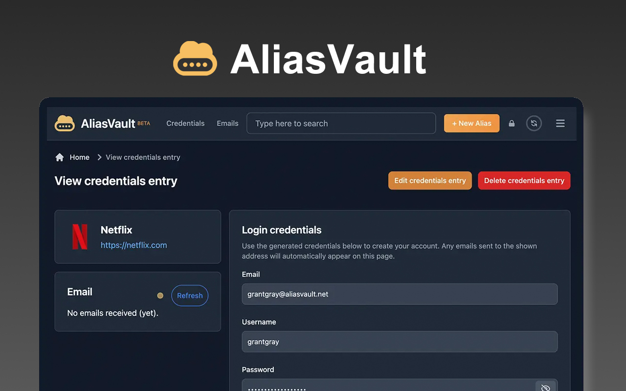 AliasVault插图 AliasVault插图