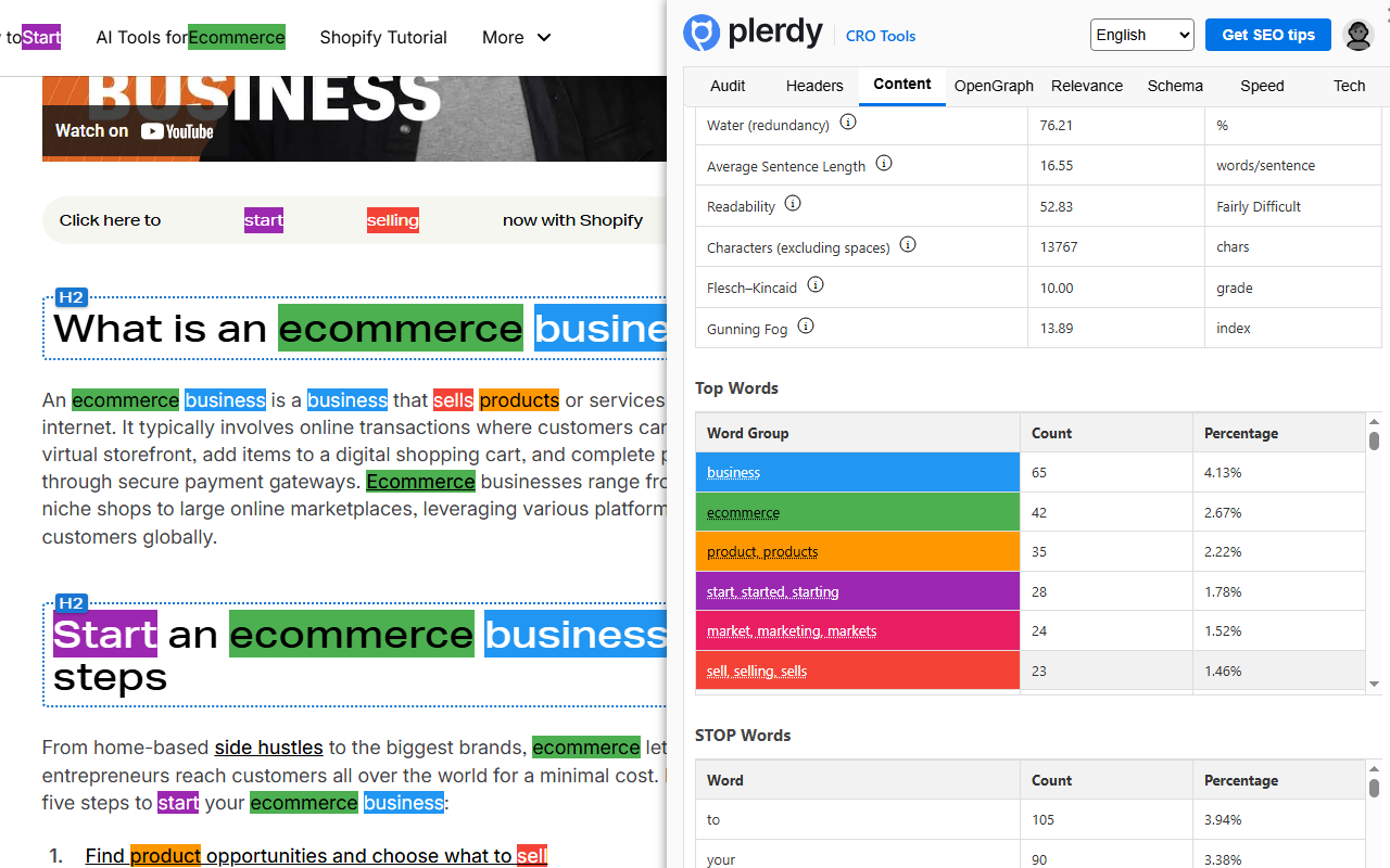 Plerdy SEO Analyzer插图 Plerdy SEO Analyzer插图