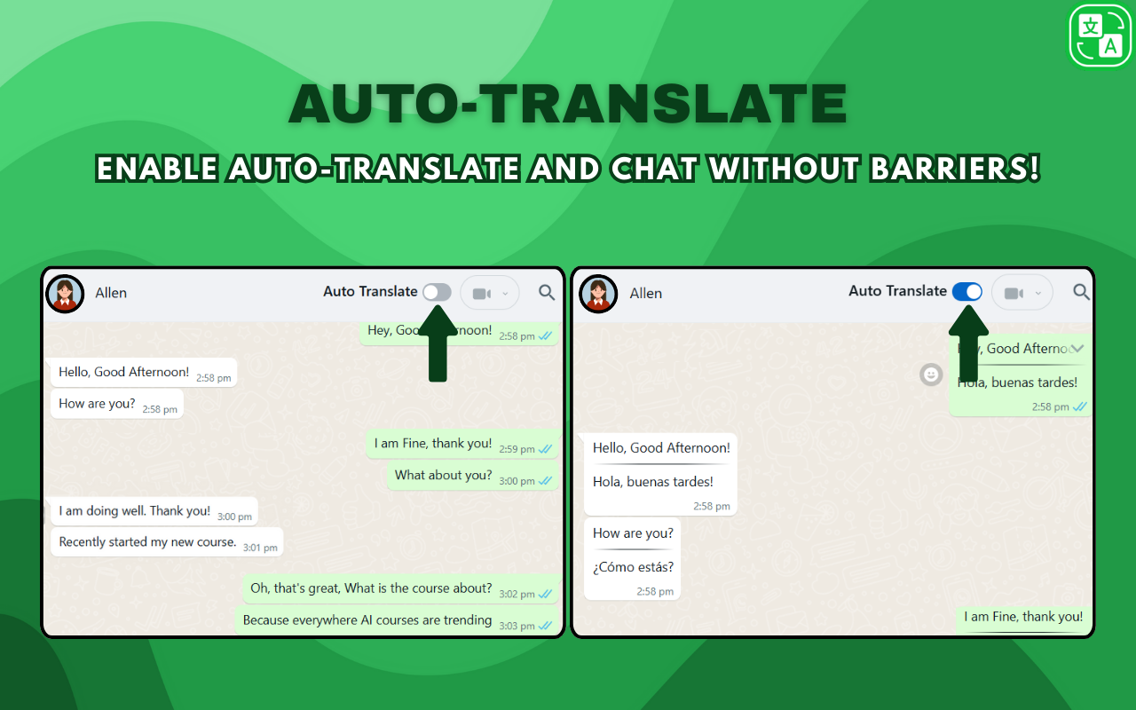 WhatsApp™ Web Translator插图 WhatsApp™ Web Translator插图