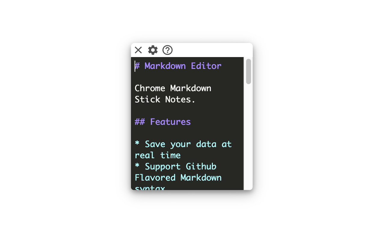 Markdown Sticky Notes插图