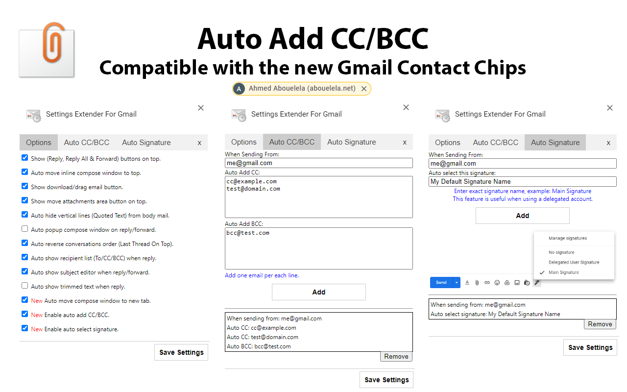 Gmail Settings Extender插图
