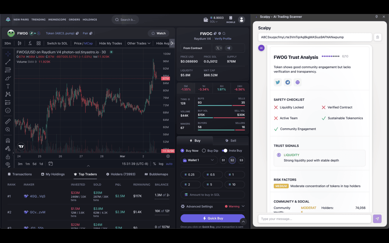 Scalpy - AI Trading Scanner插图