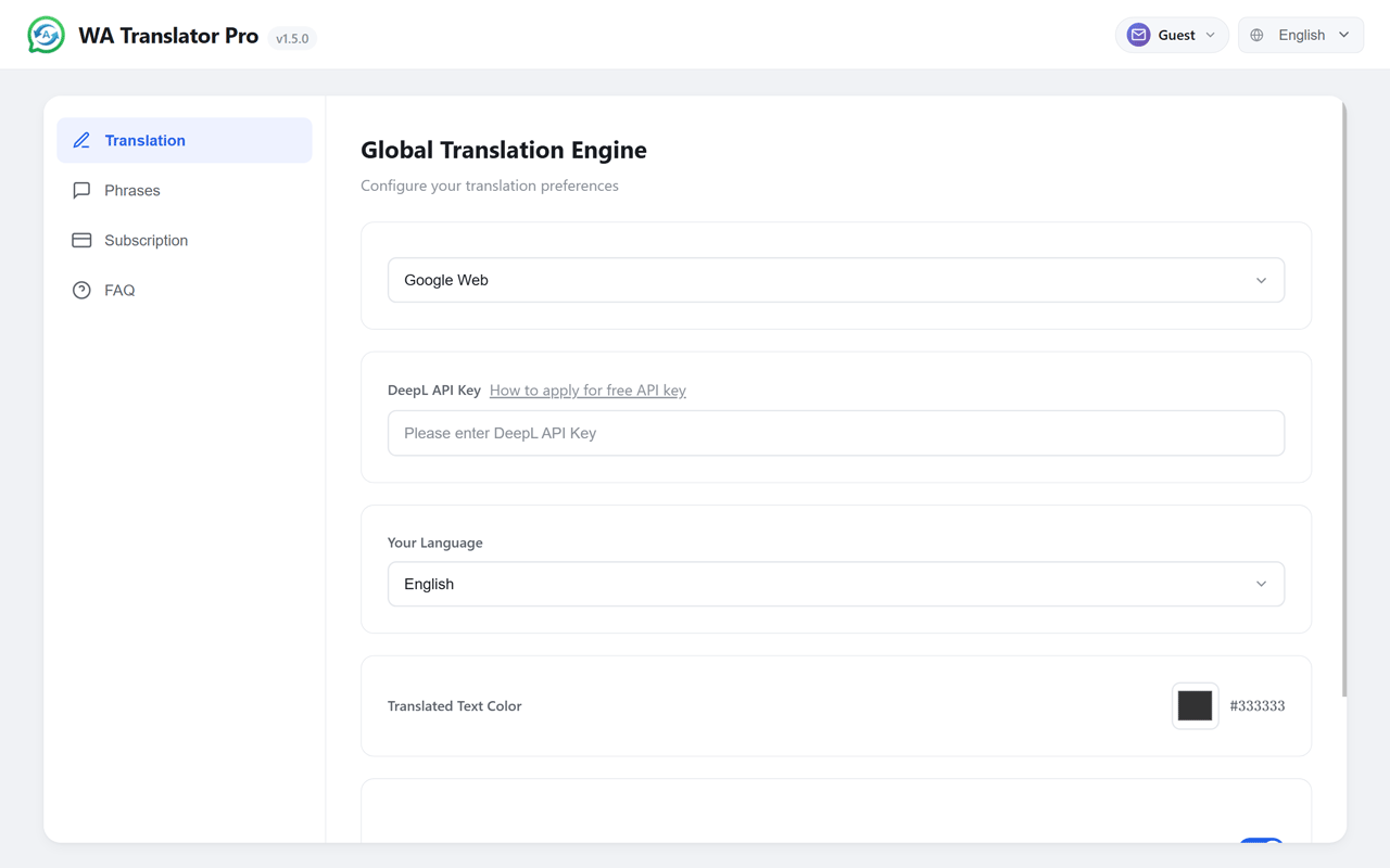 WhatsApp Translator Pro插图 WhatsApp Translator Pro插图