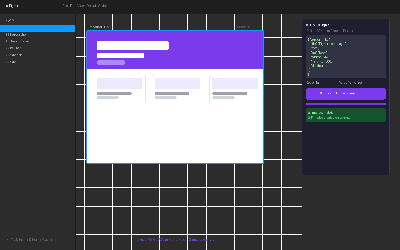 HTML to Figma插图 HTML to Figma插图