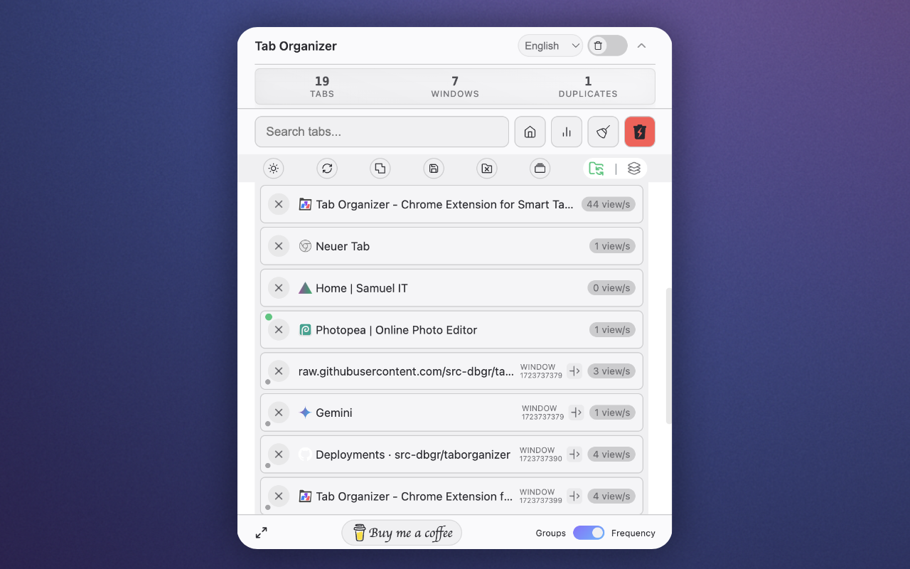 Tab Organizer插图 Tab Organizer插图