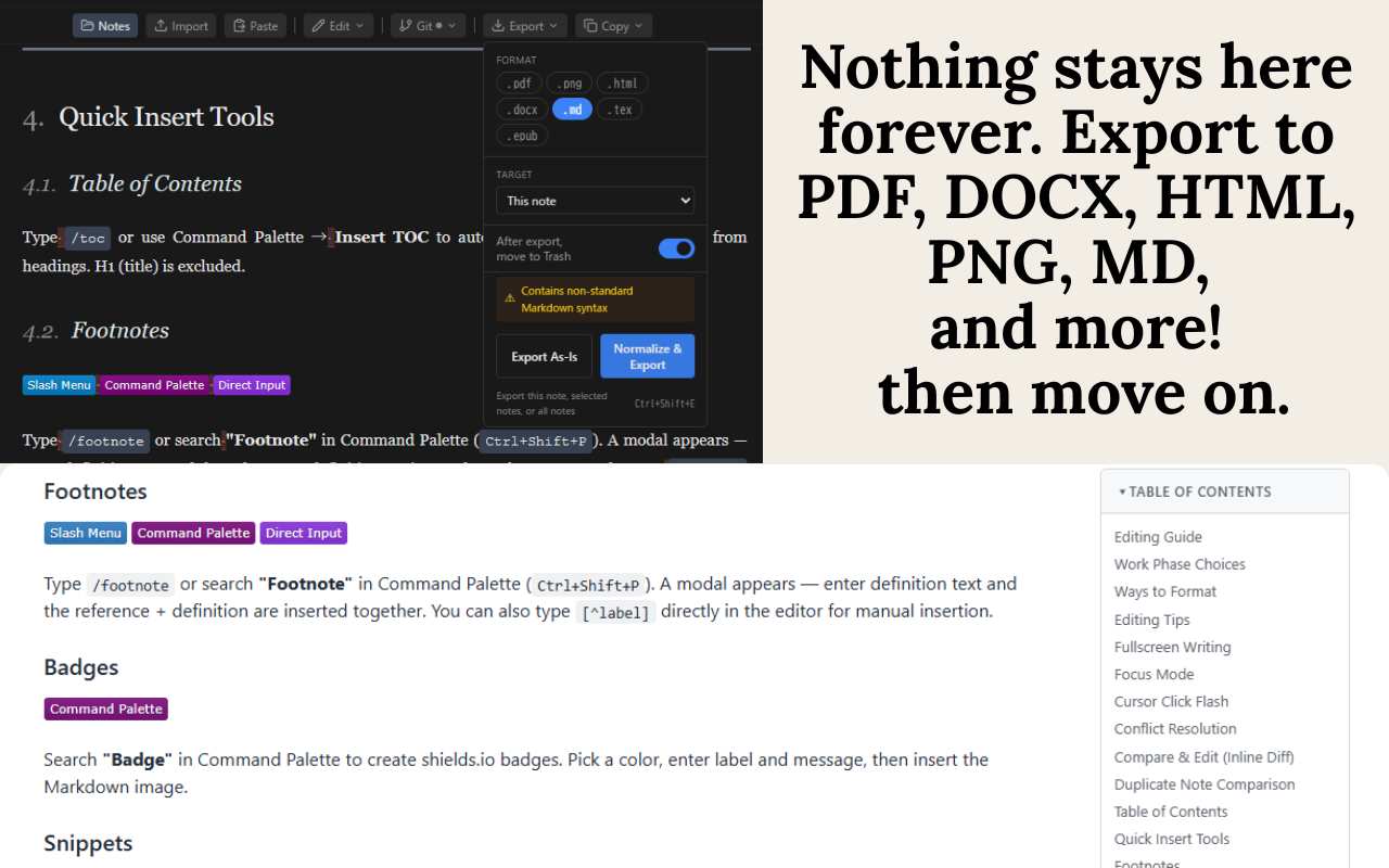 Mark It Down — Markdown Editor & Web Clipper插图 Mark It Down — Markdown Editor & Web Clipper插图