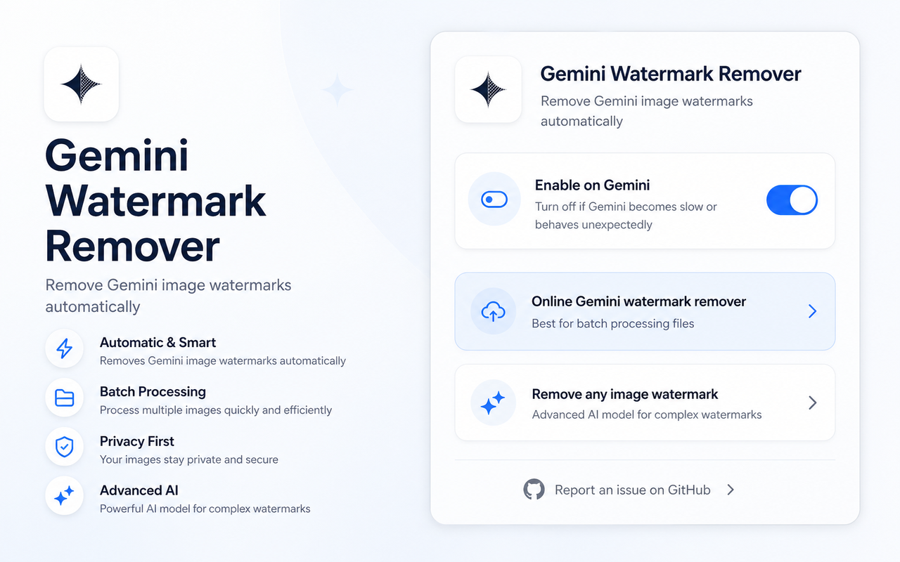 Gemini Watermark Remover插图 Gemini Watermark Remover插图