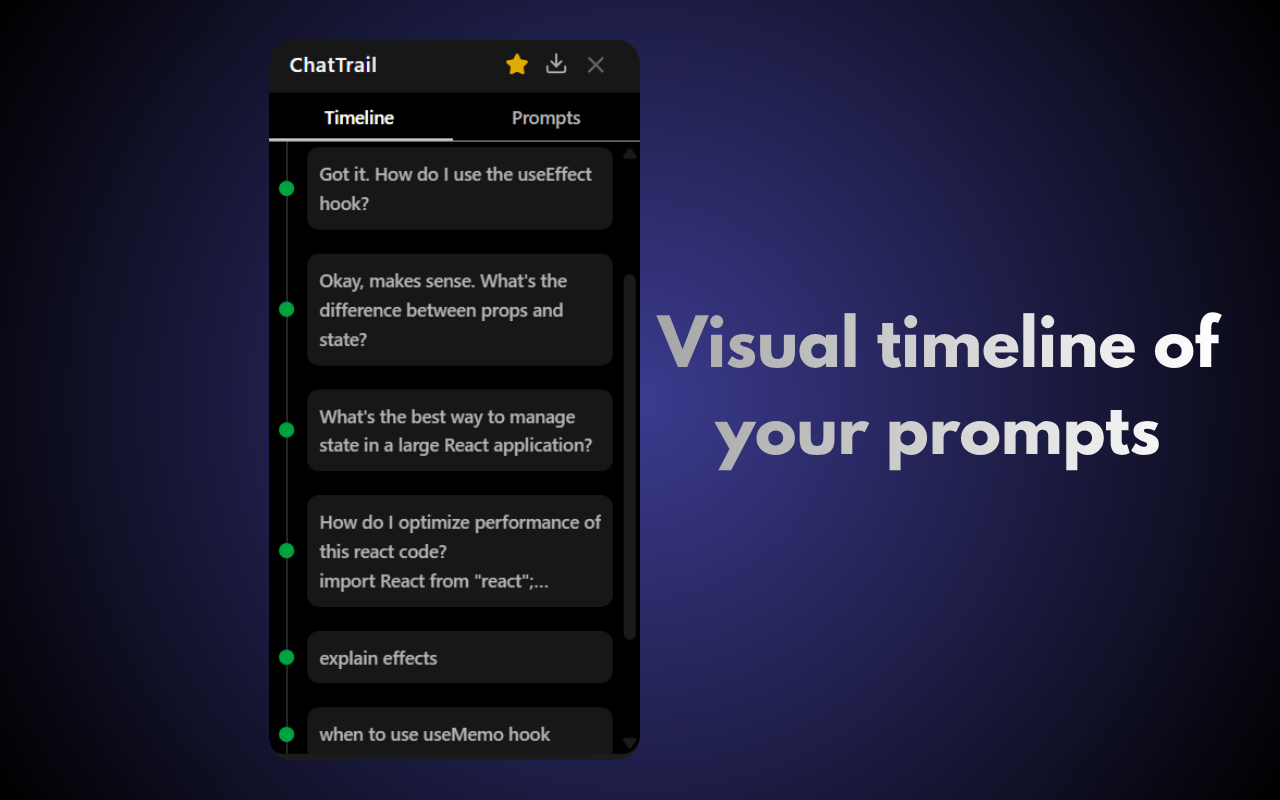 ChatGPT 时间线与批量删除 – ChatTrail插图 ChatGPT 时间线与批量删除 – ChatTrail插图